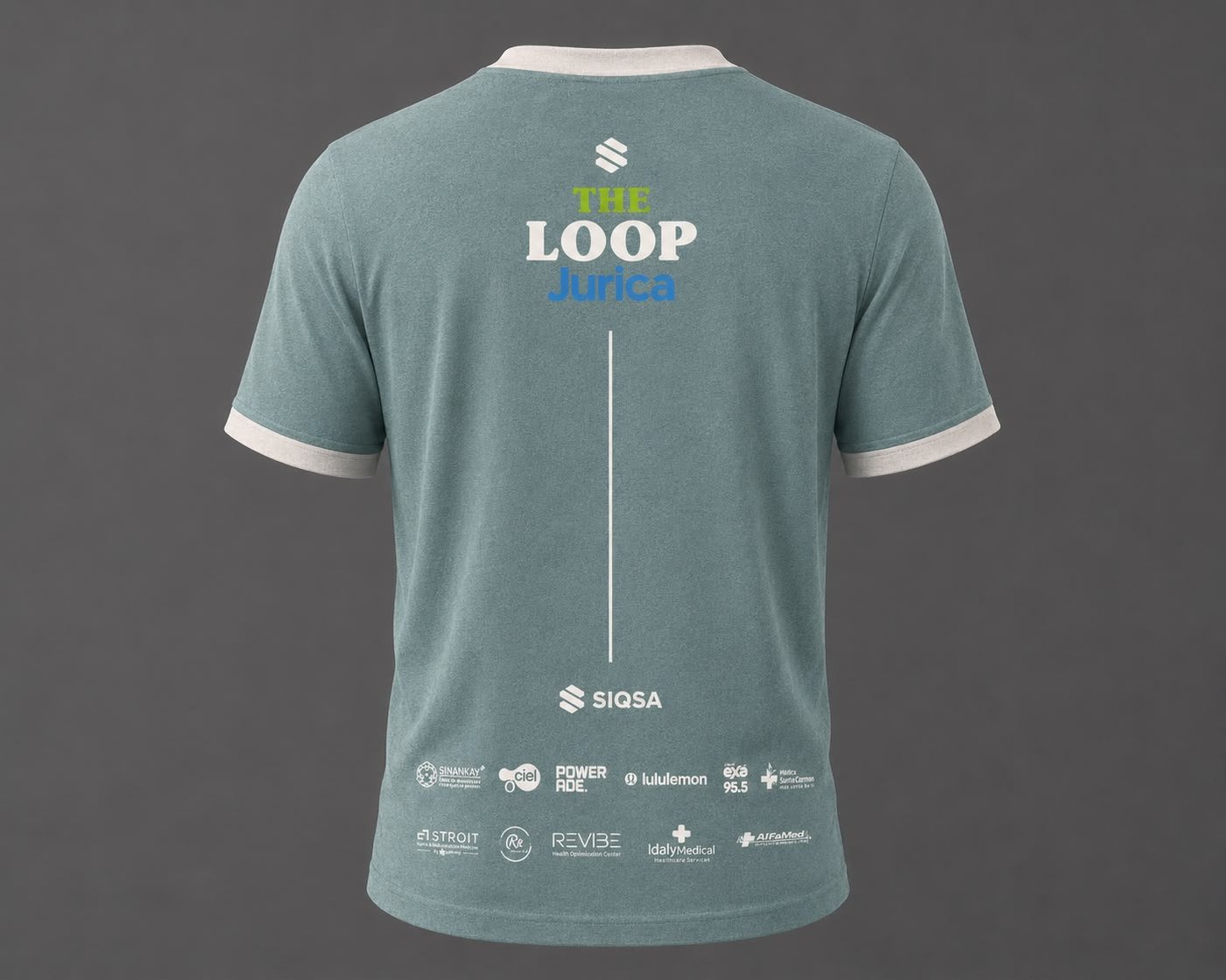 Playera oficial The Loop Jurica 2026 — espalda